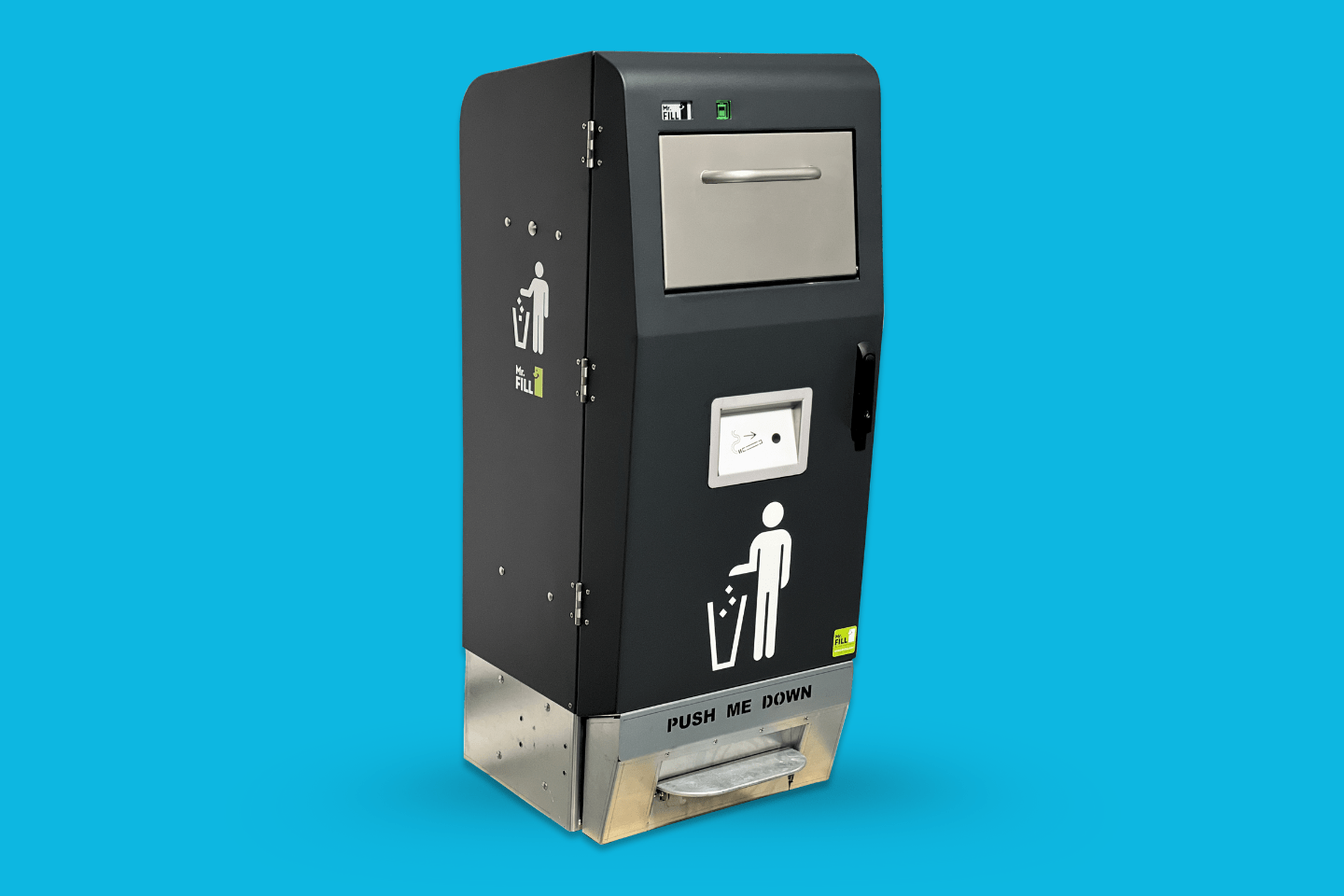 Ultra Fill 120L Solar compacting bin