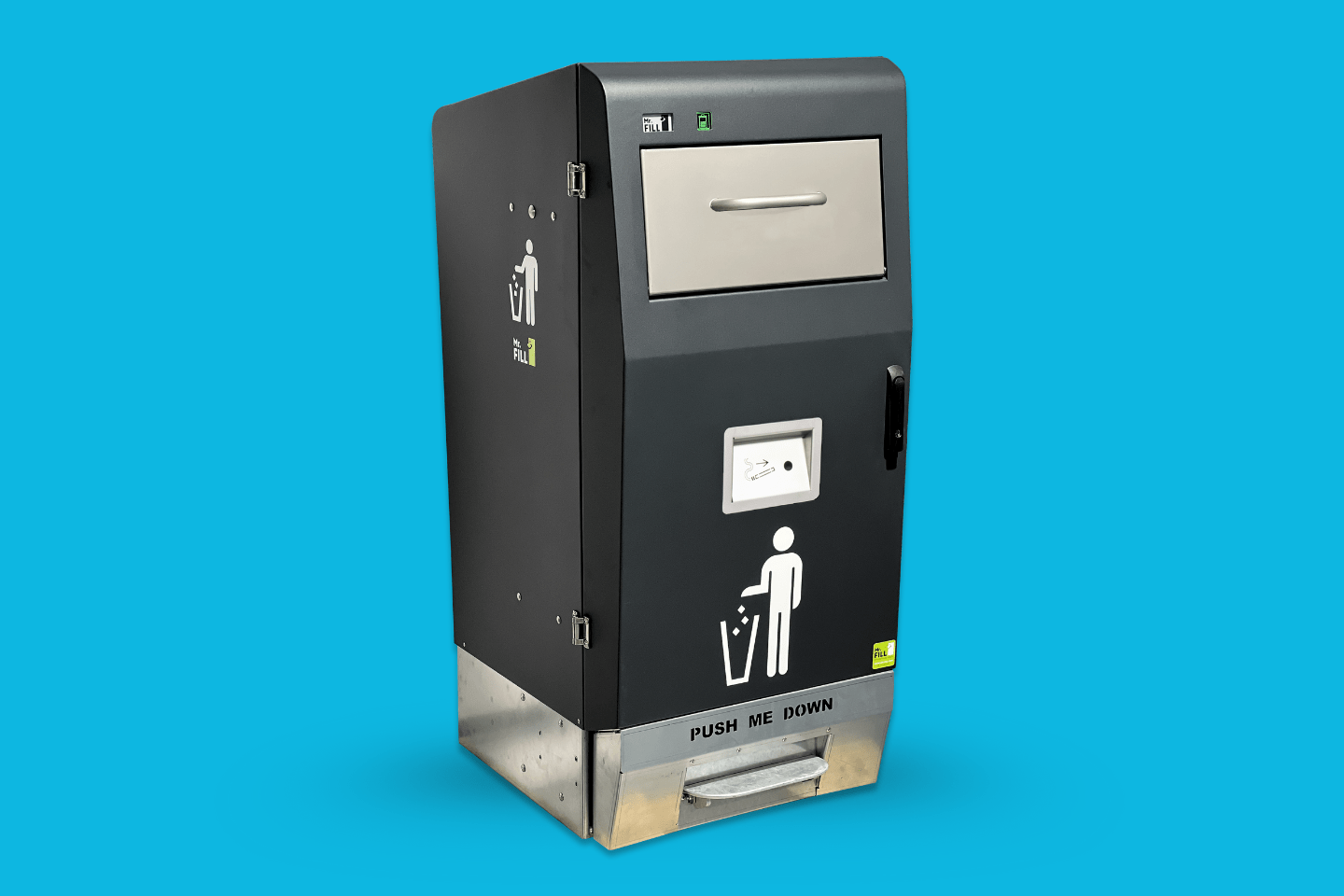 Ultra Fill 240L Solar compacting bin