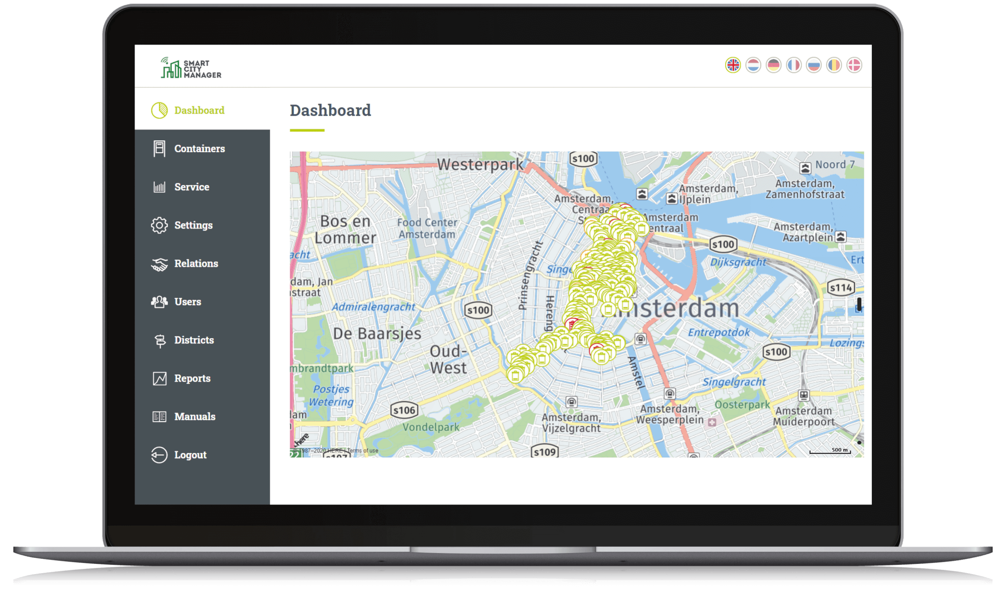 Neatly-arranged dashboard
